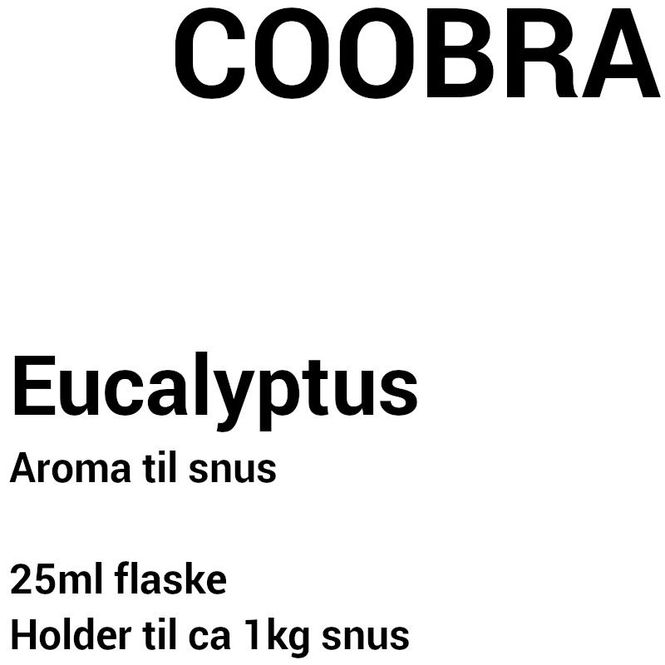 Hovedbilde Coobra - Eucalyptus, Snusaroma